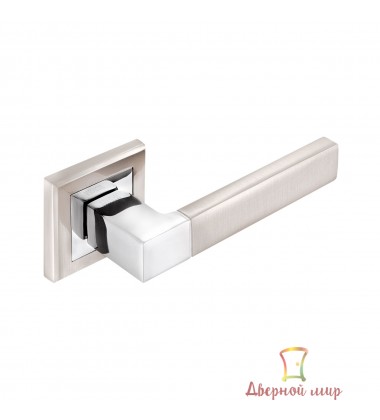 Ручка для дверей на розетці TREND A-2004 SN/CP, фото 4 Ручка для дверей на розетці TREND A-2004 SN/CP, фото 4