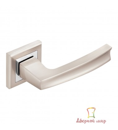 Ручка для дверей на розетке RAY A-1355 SN/CP, фото 3 Ручка для дверей на розетке RAY A-1355 SN/CP, фото 3