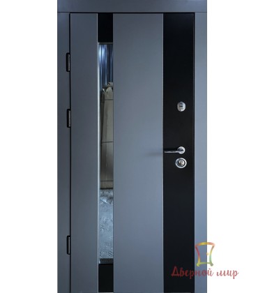 Вхідні двері Марсель зі склопакетом, вулиця, фото 1