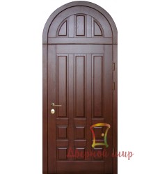 Вхідні двері Наталі Шоколадка з арочною фрамугою Вхідні двері Наталі Шоколадка з арочною фрамугою
